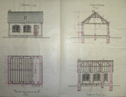 Les plans de l'école publique d'Auxillac en 1903